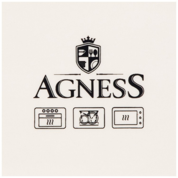 Блюдо для запекания agness "лаванда" прямоуг.2,8 л 33,5*19,5*7,5 см Lefard (536-246)