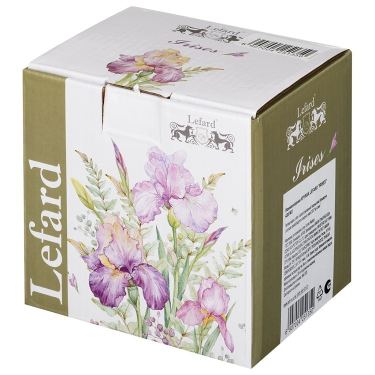 Кружка lefard "irises" 330 мл (425-155-11) 