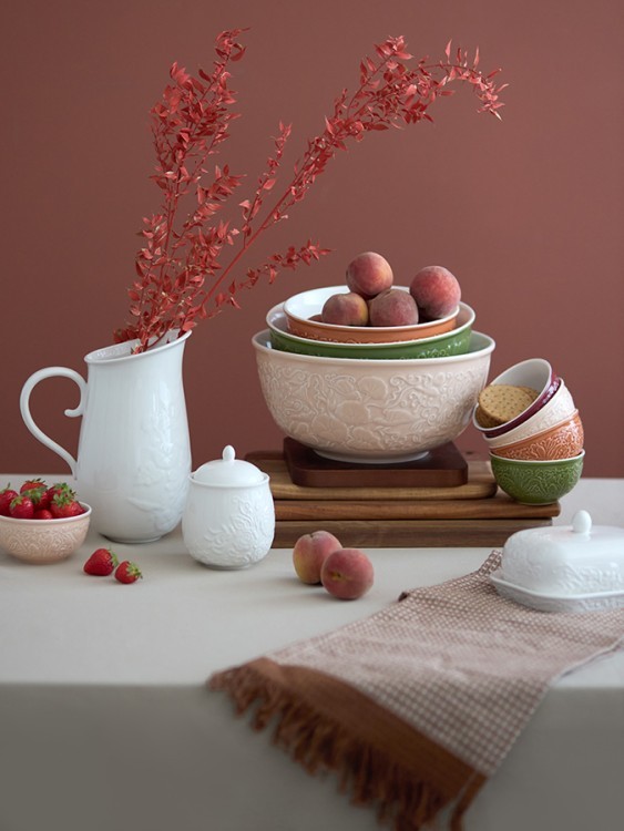 Миска english gardens, 5 л, пудровая (78912)