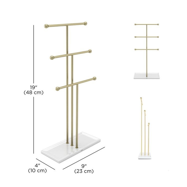 Держатель для украшений trigem, латунь (79966)