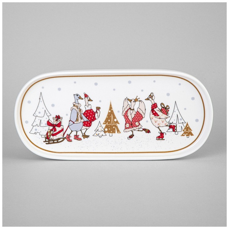 Блюдо овальное lefard "family christmas" 25,5 см Lefard (425-186)