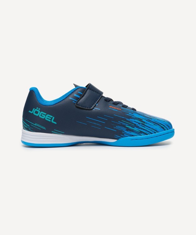 БЕЗ УПАКОВКИ Бутсы зальные JOGEL Rapido IN Navy/blue, детский (1586824)