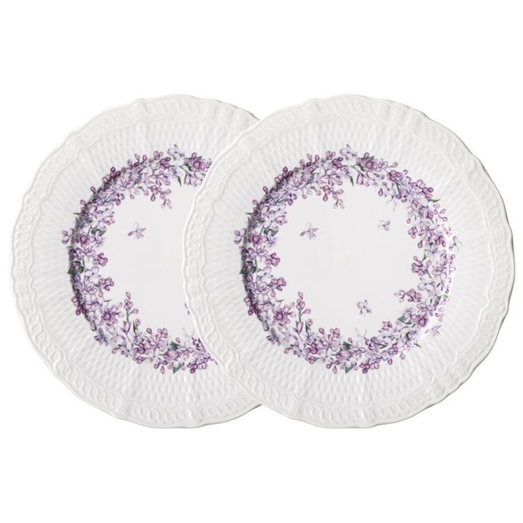Набор тарелок обеденных lefard  "lilac" 2 шт. 25,5 см Lefard (760-849)