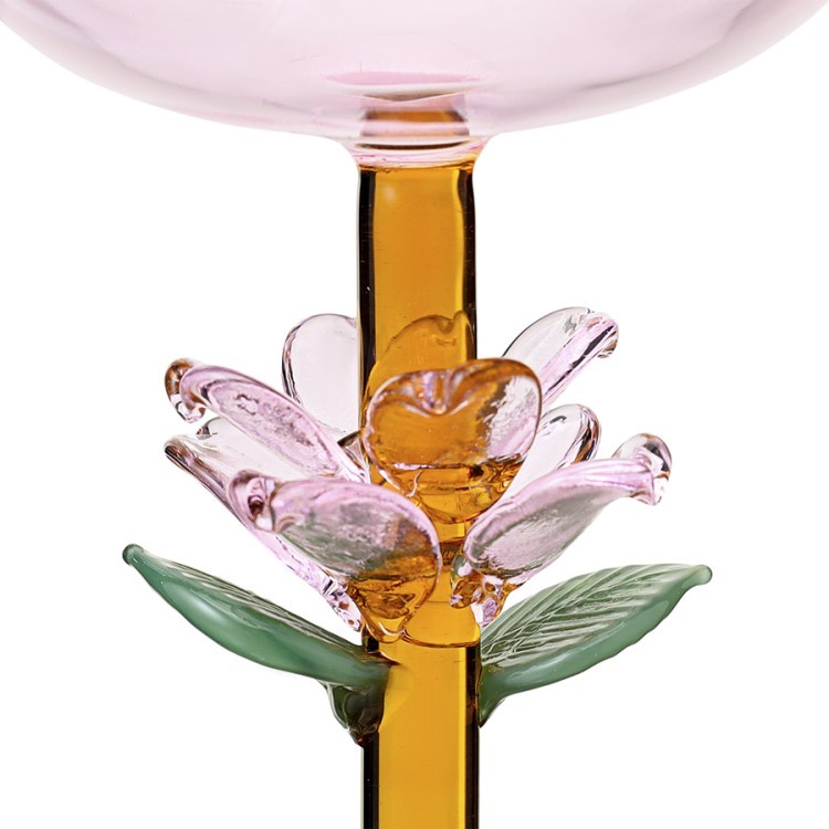 Бокал для вина herbal, 300 мл, розовый (78290)