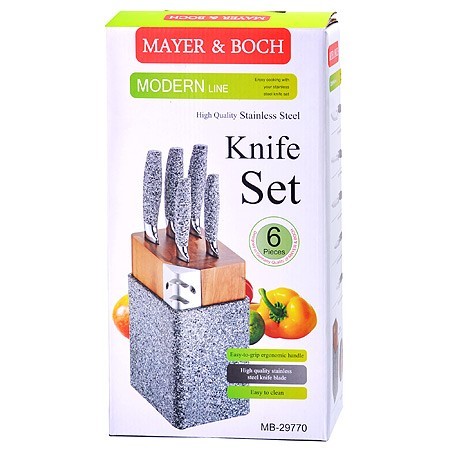 набор ножей 6 пр. с точилкой Mayer&Boch (29770)