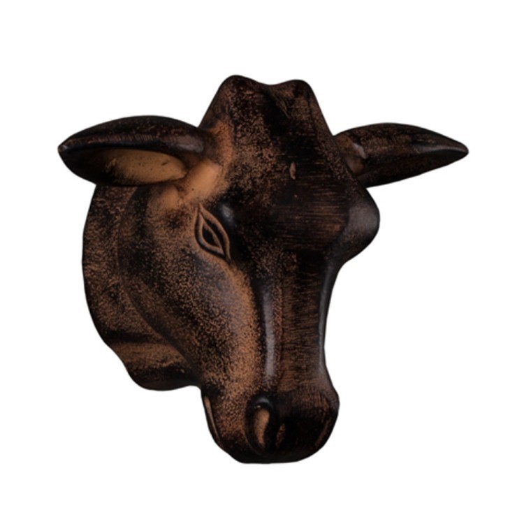 Голова быка 4095-R, металл, Bronze, ROOMERS FURNITURE