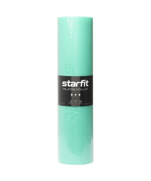 Ролик для йоги и пилатеса STARFIT FA-501, 15x60 см, мятный (2108661)
