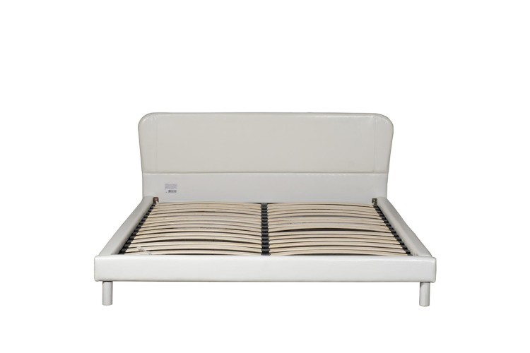 Кровать односпальная, ПУ цвет белый 85х160х200 см (TT-00000959)