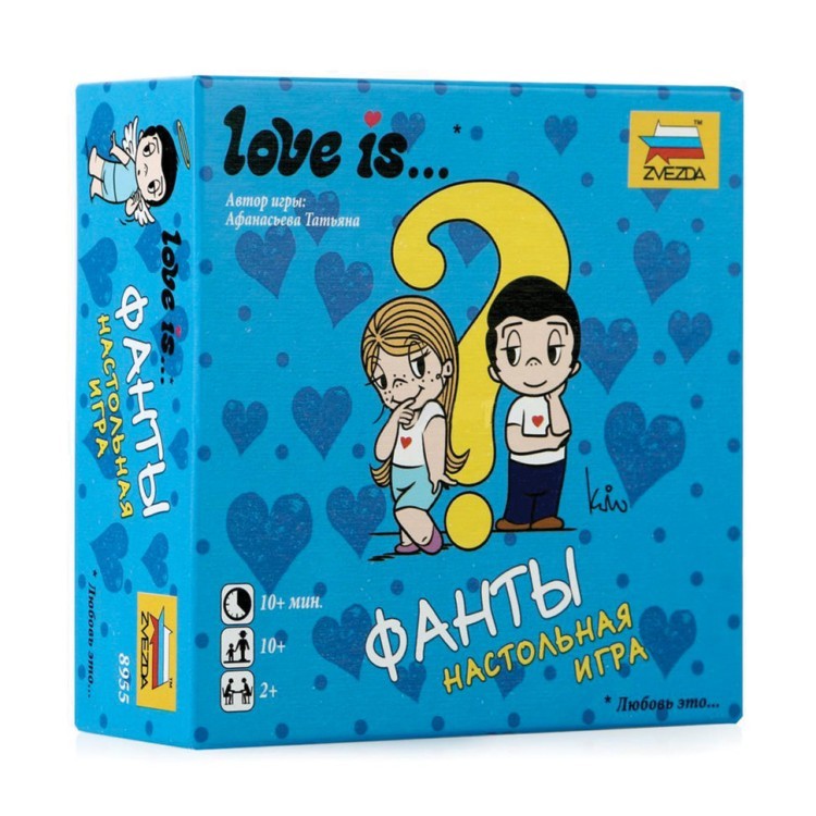 Игра настольная детская карточная Звезда Love is…Фанты в коробке 8955 (65249)