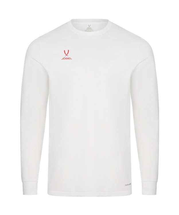 Футболка баскетбольная с длинным рукавом JÖGEL DIVISION PerFormDRY Pre-Match Longsleeve Jersey, белый (2119011)