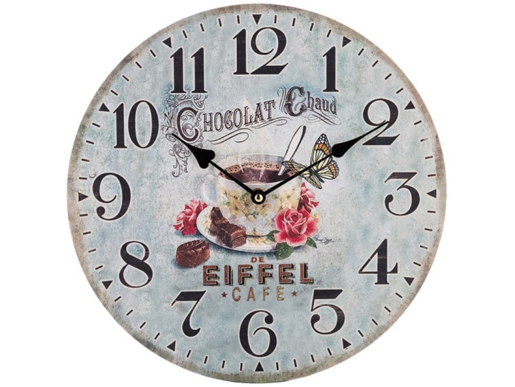 Часы настенные "кофе и шоколад" 34*34*4,5 см Guangzhou Weihong (799-151) 
