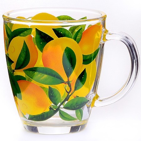 Кружка для чая 350 мл "Лимоны" (х16) " (2025-Д-1)