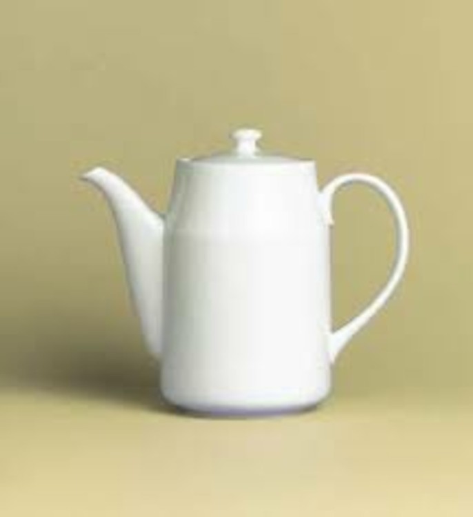 Кофейник 9265-4326, костяной фарфор, white, NARUMI