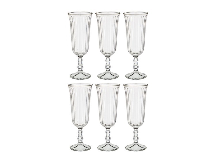 Набор бокалов для шампанского из 6 шт. "дженнифер" 120 мл. Cerve (650-593)
