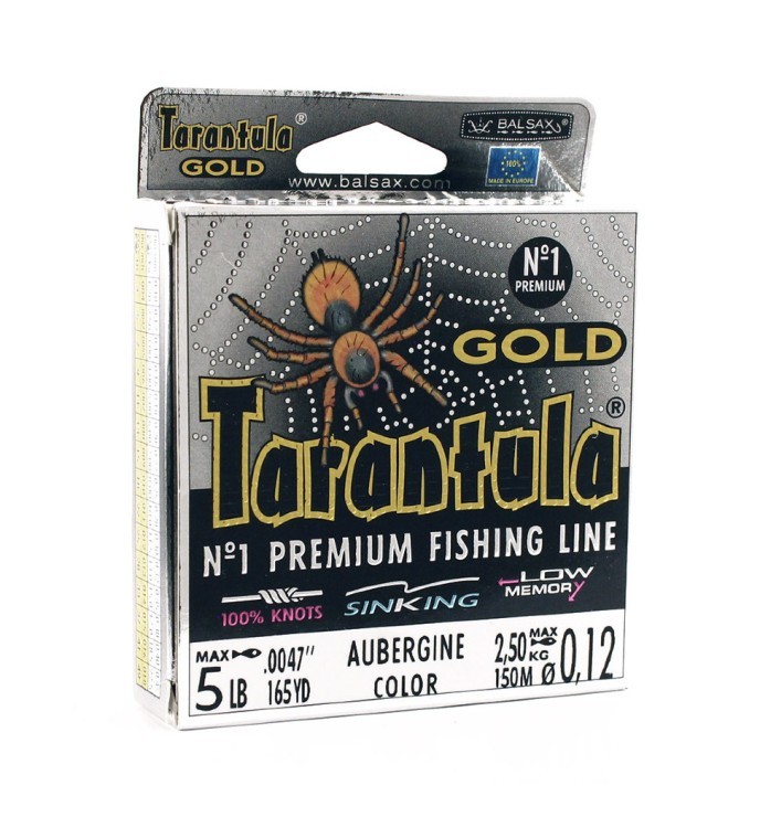 Леска Balsax Tarantula Gold Box 150м 0,12 (2,5кг) (58671)