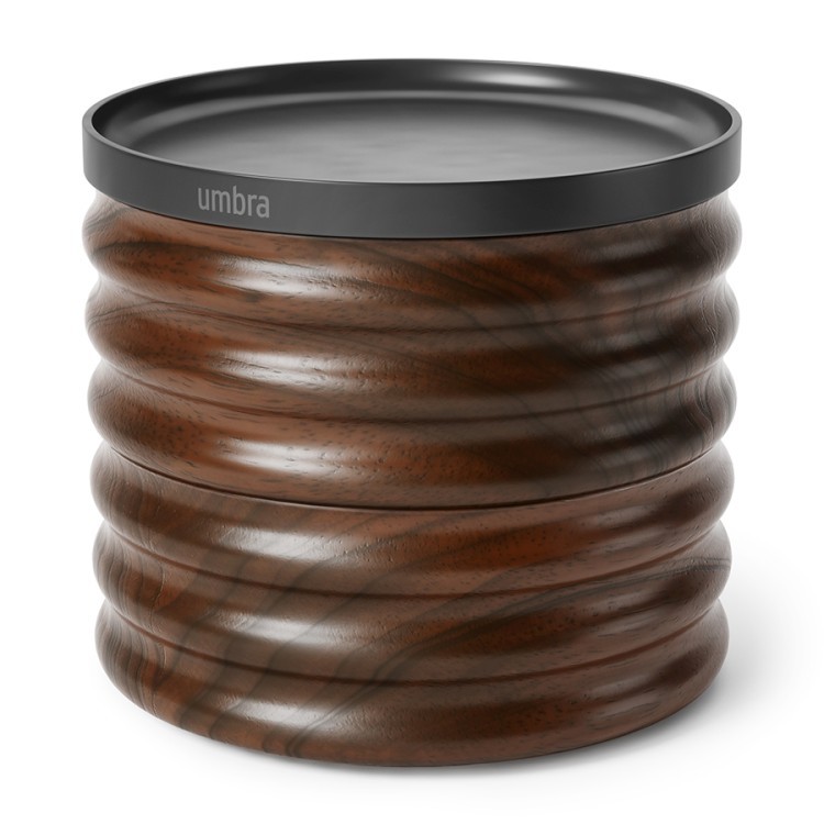 Шкатулка для украшений tesora, черный орех (79977)