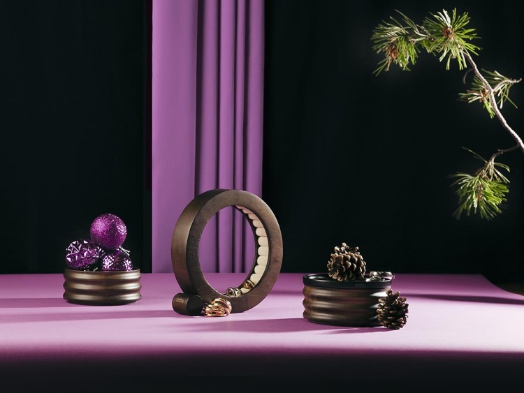 Шкатулка для украшений tesora, черный орех (79977)