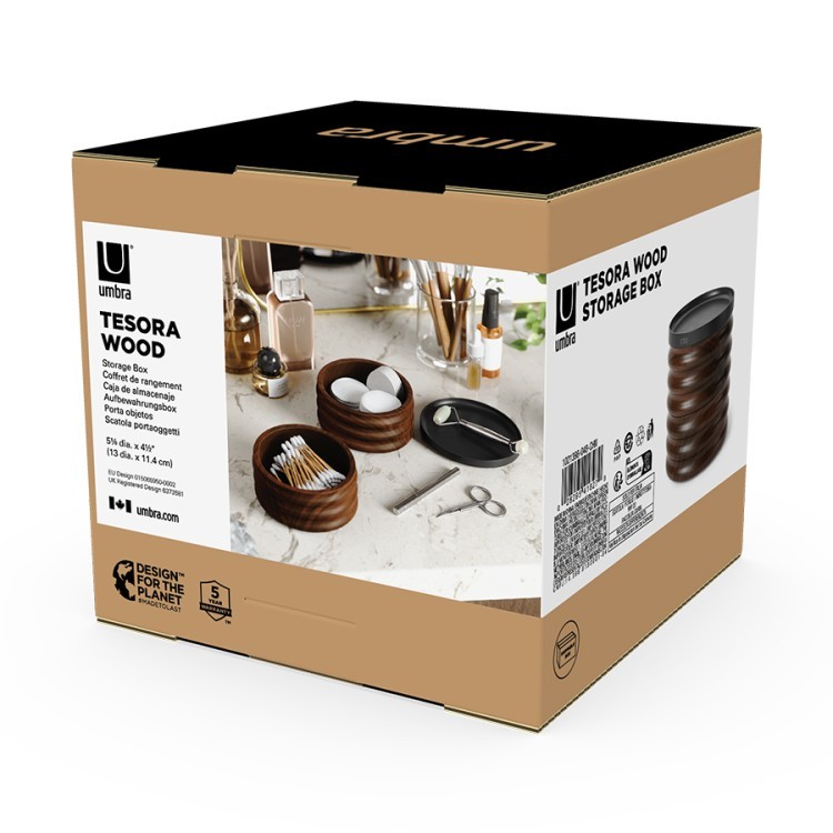Шкатулка для украшений tesora, черный орех (79977)