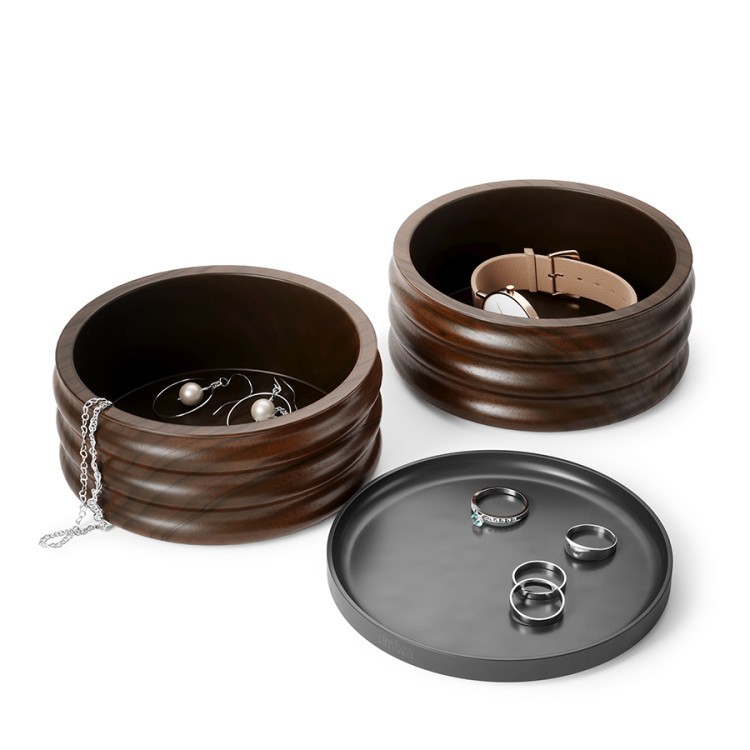 Шкатулка для украшений tesora, черный орех (79977)