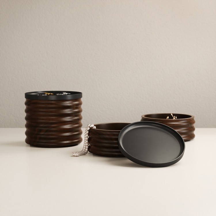 Шкатулка для украшений tesora, черный орех (79977)