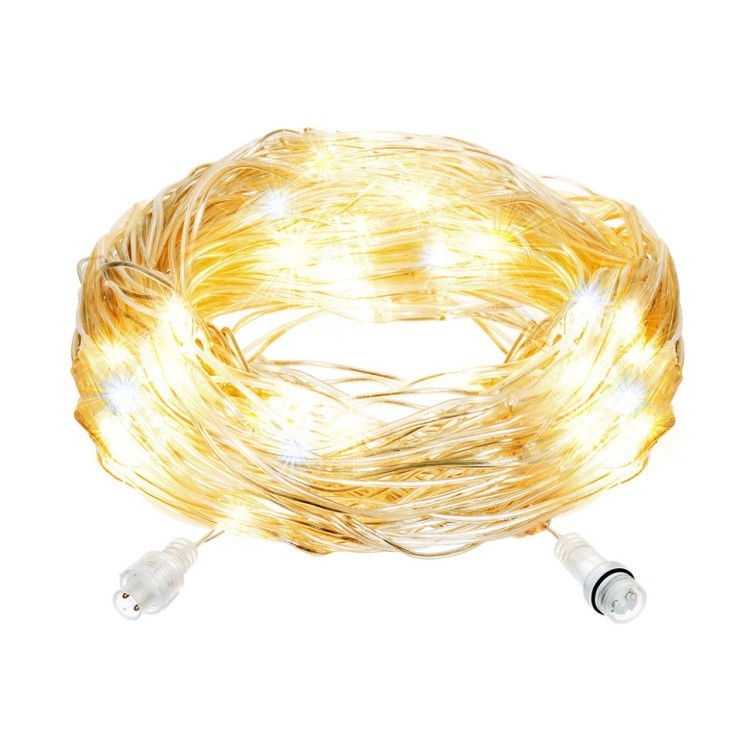 Уличная светодиодная гирлянда (желтый свет) Vegas Сеть 144 LED, 1,2х1,5 м, 24V 55034 (64419) Уличная светодиодная гирлянда (желтый свет) Vegas Сеть 144 LED, 1,2х1,5 м, 24V 55034 (64419)