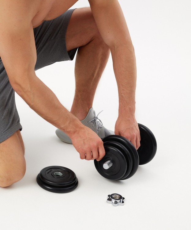 Гантель разборная обрезиненная в коробке Starfit DB-716, 10 кг (2107580)