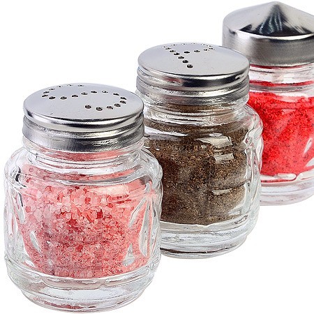 Набор для специй на подставке 5 предметов стекло/нерж Mayer&Boch (40479)