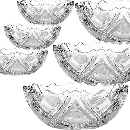 Набор салатников SUNDERLAND 6шт 250мл 12см (7282) Набор салатников SUNDERLAND 6шт 250мл 12см (7282)