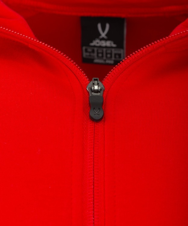 Худи на молнии JÖGEL ESSENTIAL Athlete Hooded FZ Jacket, красный (2114047)