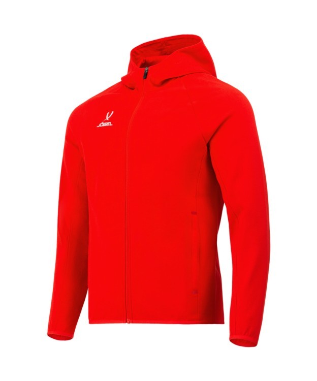 Худи на молнии JOGEL ESSENTIAL Athlete Hooded FZ Jacket, красный (2114047)