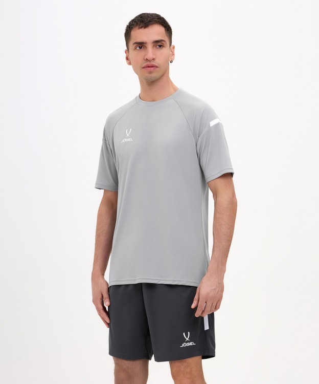 Футболка тренировочная JÖGEL CAMP 2 Training Poly Tee, серый (2112601) Футболка тренировочная JÖGEL CAMP 2 Training Poly Tee, серый (2112601)