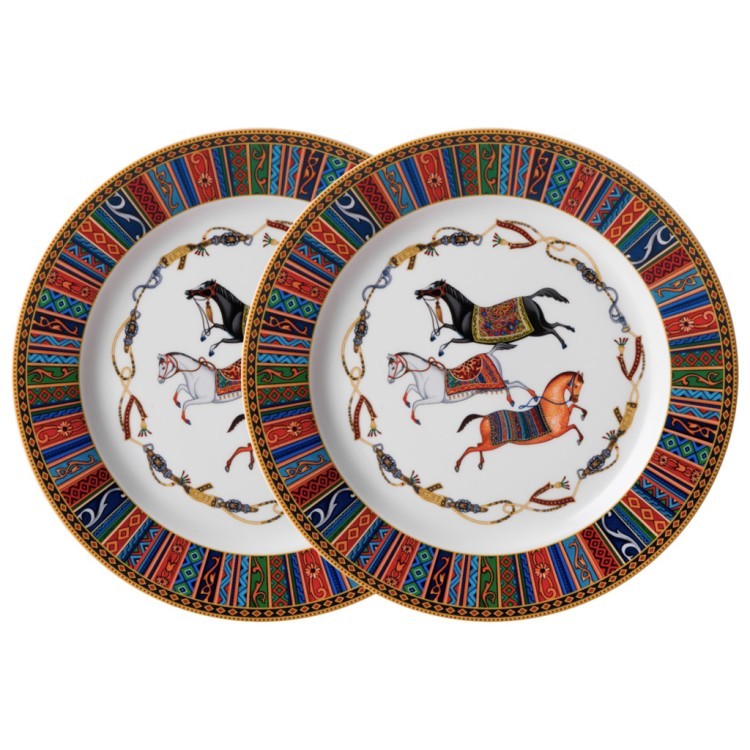 Набор тарелок закусочных lefard "passage" 2 шт. 22,5 см Lefard (760-861)