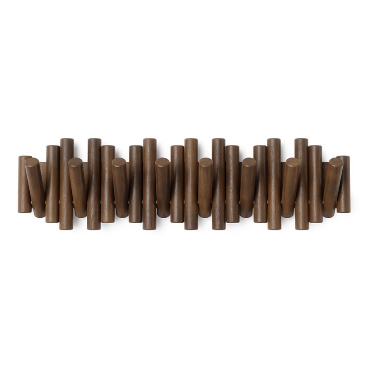 Вешалка настенная picket, 8 крючков, состаренный грецкий орех (79960)