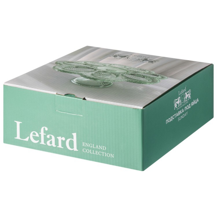 Подставка для 8 яиц "sunday" green на ножке 21*7 см Lefard (355-459)