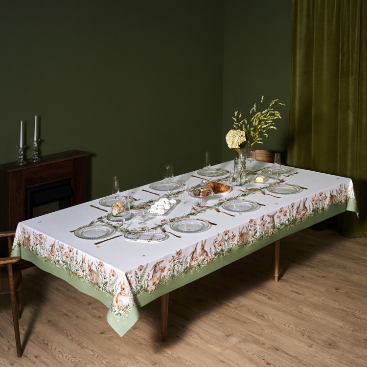 Скатерть "sense" 175х400см ,зеленый,100% хлопок ,твил Lefard (850-753-26)