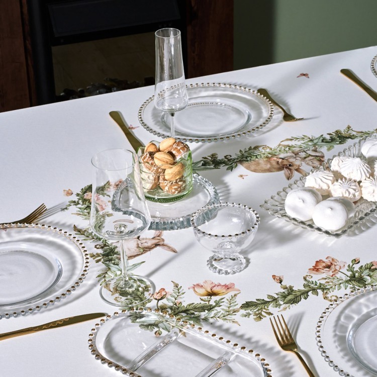 Скатерть "sense" 175х400см ,зеленый,100% хлопок ,твил Lefard (850-753-26)