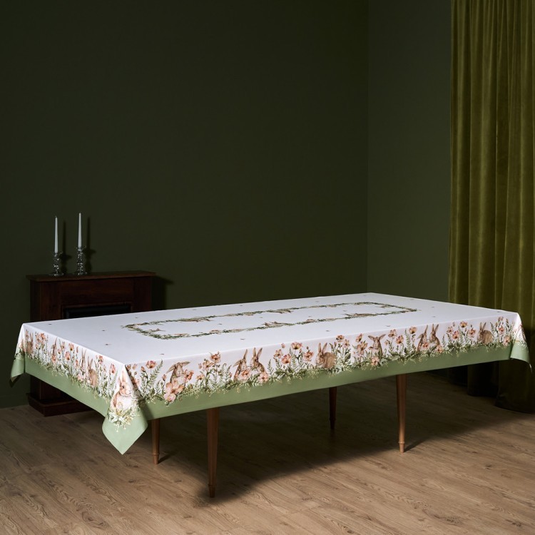 Скатерть "sense" 175х400см ,зеленый,100% хлопок ,твил Lefard (850-753-26)