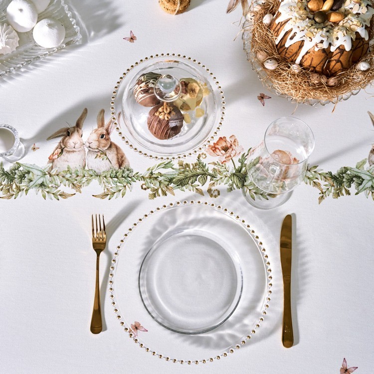 Скатерть "sense" 175х400см ,зеленый,100% хлопок ,твил Lefard (850-753-26)