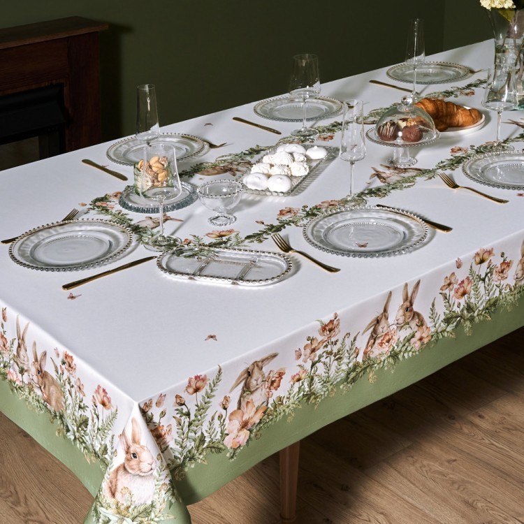 Скатерть "sense" 175х400см ,зеленый,100% хлопок ,твил Lefard (850-753-26)