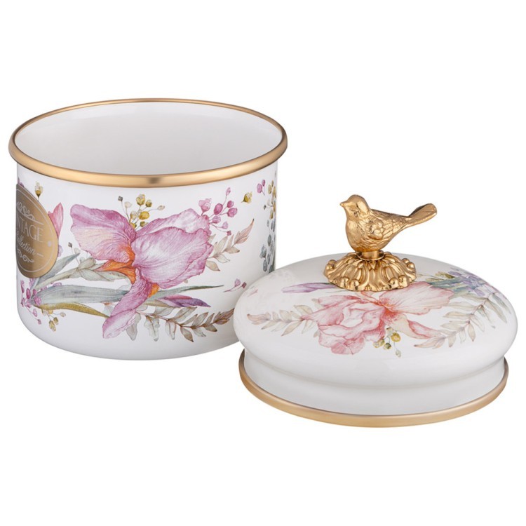 Банка для сыпучих продуктов lefard, серия irises, 12 х 9см / 1,0л Lefard (950-759)