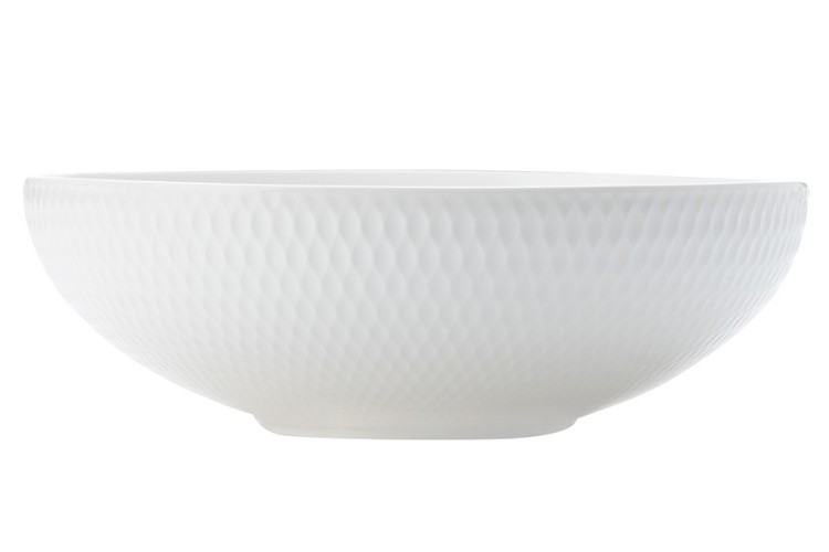 Тарелка суповая, 18х5,5 см, фарфор P, белая, Diamonds - MW688-DV0025 Maxwell & Williams