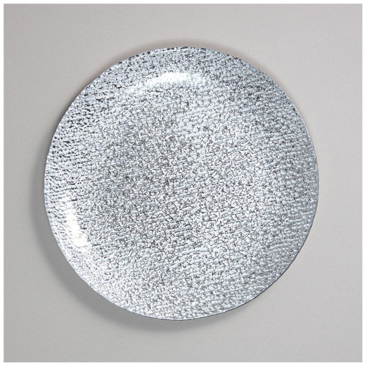 Тарелка закусочная "shine silver" 21 см мал уп.-4шт мин.партия Lefard (338-101)