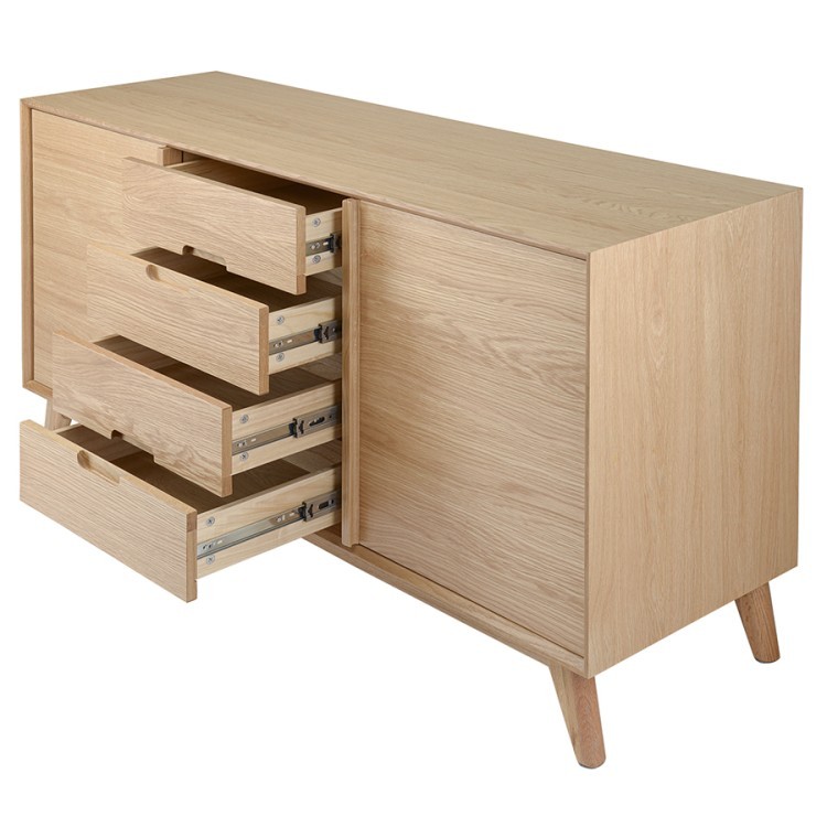 Комод unique furniture, rho, 3 секции, 160х45х80,1 см (70787)