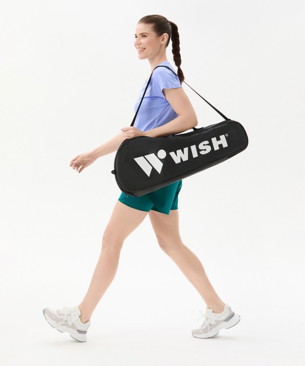 Набор для бадминтона WISH Family set 216, 4 ракетки, 3 волана, синий/зеленый (2119129)