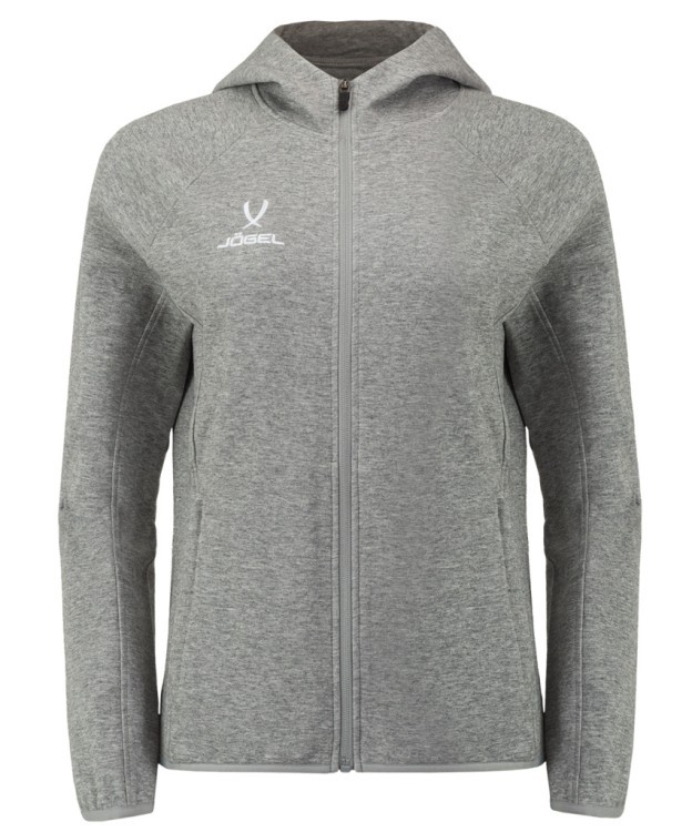 Худи на молнии женское JÖGEL ESSENTIAL Athlete Hooded FZ Jacket W, серый (2111635) Худи на молнии женское JÖGEL ESSENTIAL Athlete Hooded FZ Jacket W, серый (2111635)