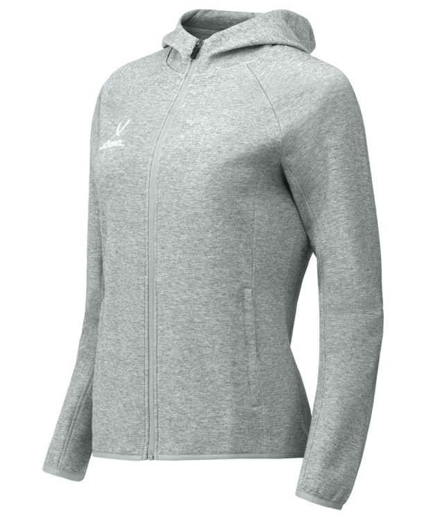 Худи на молнии женское JÖGEL ESSENTIAL Athlete Hooded FZ Jacket W, серый (2111635)