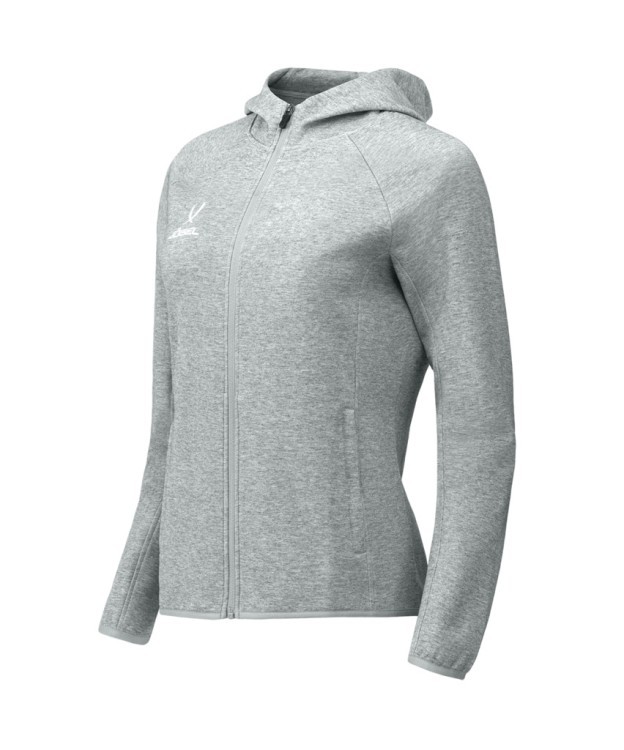 Худи на молнии женское JOGEL ESSENTIAL Athlete Hooded FZ Jacket W, серый (2111634)