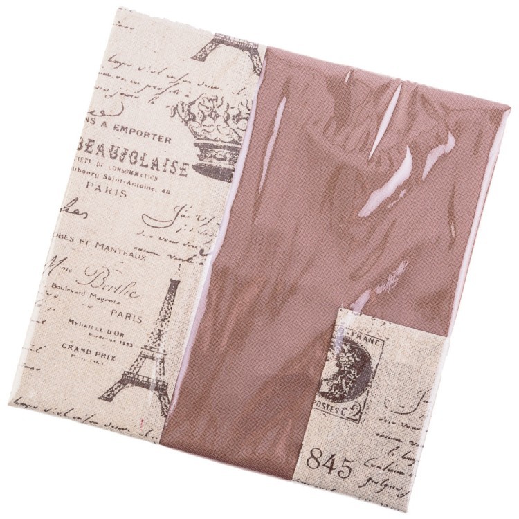 Фартук "париж",коричневый комбинированный Текстильный Мир (850-843-74)