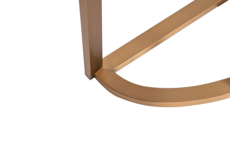 Консоль иск.мрам.Жемчужно-Белый (Pearl White)/мат.зол.120*40*80 (TT-00004671)