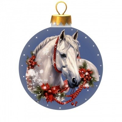 Новогодний шар Звон Рождества с кристаллами Swarovski (4051)